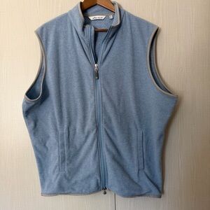 Peter Millar Light Blue Fleece Vest